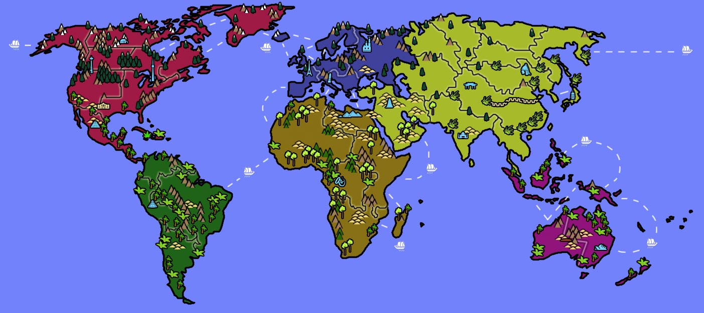 the map